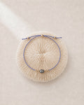 Bracelet Lilou avec keshi de Polynésie sur cordon réglable