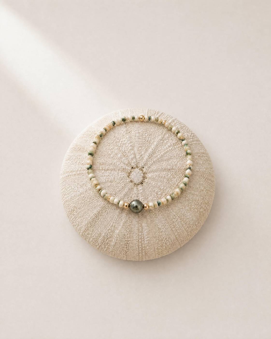 Bracelet Marea en perles de Burgau et Gold Filled